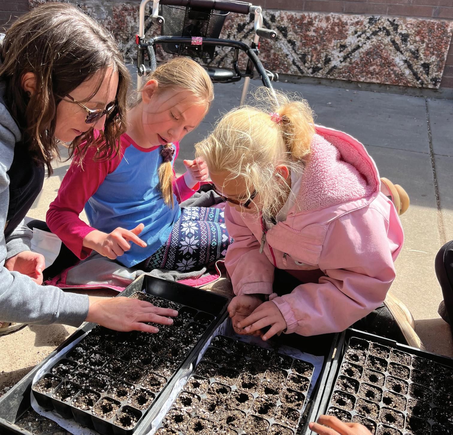 Land to Learn garden project.